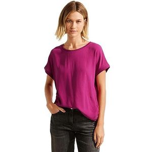 Cecil B320333 2-in-1 T-shirt met korte mouwen voor dames, Cool Pink