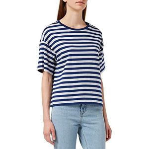 Petit Bateau A053o Camiseta Dames (1 stuk), Middeleeuws/rook