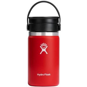 HYDRO FLASK - 354 ml reiskoffiefles – geïsoleerde roestvrijstalen reisbeker met flexibel lekvrij deksel – BPA-vrij – brede opening – Goji