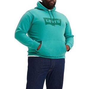 Levi's Heren hoodie in grote maten, groen, 4XL oversized, Groen