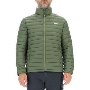 Jeep J Heren Down Jacket Zippate Zakken Small Print J23w Herenjas