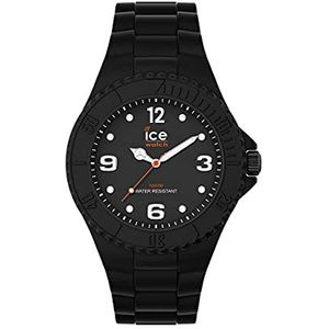 Ice-Watch - Ice Generation Black Forever - zwart horloge met siliconen armband, zwart.