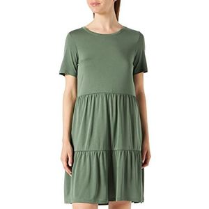 VERO MODA VMFILLI Calia SS Curze GA NOOS mini-jurk, laurel wreath