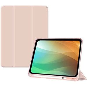 BXGH iPad 10,2 inch tas 7/8/9. Generation Cover 2019/2020/2021, beschermende leren tas, verstelbare standaard auto wake/slaap Smart Case voor Apple iPad 10,2 inch (Rosa)