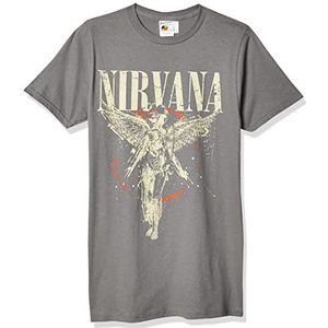 FEA Nirvana - Galaxy in Utero zacht T-shirt, asfalt, XL, Asfalt