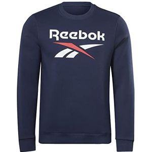 Reebok Heren sweatshirt ronde hals logo, Vector Navy