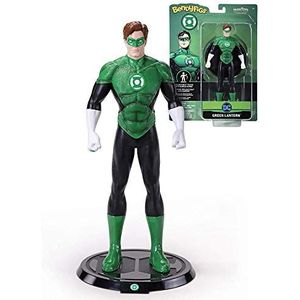 The Noble Collection DC Comics BendyFigs Green Lantern – 19 cm (19 cm) Noble Toys DC Bendable – hoogwaardige verzamelbare pop figuur met standaard