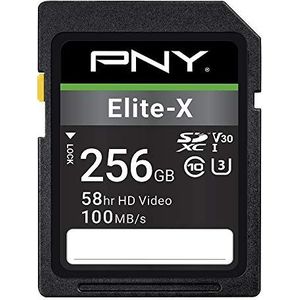 PNY Elite-X SDXC kaart 256 GB Class 10 UHS-I U3 100 MB/s