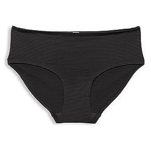 Esprit Jaquard Stripe RCS Shorts sous-vêtements Hispter Femme, Dark Grey, 38