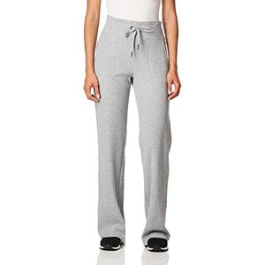 Calvin Klein Thermische broek met brede pijpen Trainingsbroek voor dames, Parelgrijs gemêleerd