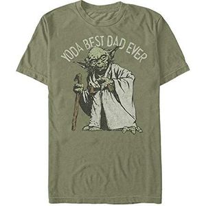 Star Wars Green Papa T-shirt voor heren, Militair Groen