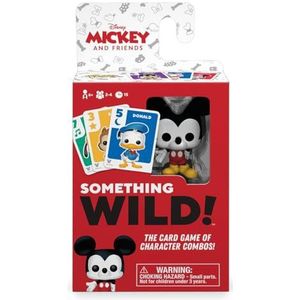 Funko 49355 Board Games 49355 Signature Something Wild Card Game-Mickey and Friends, meerkleurig