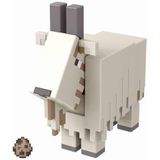 Mattel Minecraft HDV15 - Geit actiefiguur (ca 8 cm) met 1 bouwelement en accessoires, constructiespeelgoed gebaseerd op het videospel, speelgoedverzamelcadeau voor fans en kinderen vanaf 6 jaar