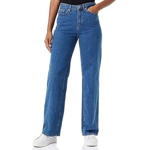 Vero Moda Dames Vmtessa Hr Straight Jeans Ra360 Ga Noos Jeans, Medium blauwe denim