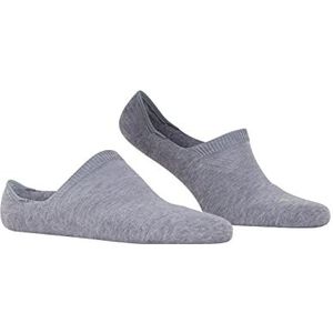 FALKE Unisex Cool Kick onzichtbare sokken ademend sneldrogend duurzaam functioneel garen hoge hals voetbescherming zool gesp verstevigend effect 1 paar, Grijs (Light Grey 3400)