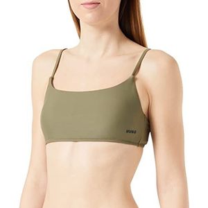 HUGO Pure_Bralette Bikini_TOPLATE dames, Donkergroen 305