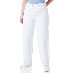 Dr. Denim Faye Worker Jeans, wit, XL/32 dames, wit, XL, Wit.