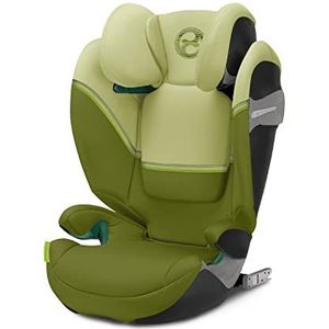 CYBEX Gold Kindersitz Solution S2 i-Fix, voor auto's met en zonder ISOFIX, 100-150 cm, Ab ca. 3 tot 12 jaar (15-50 kg), Nature Green