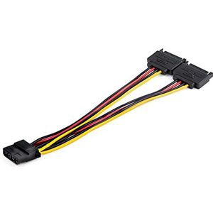 StarTech.com Voedingsverdeler – LP4-pin naar Y-kabel met dual satA-apparaat – PVC-mantel – kabel 18 AWG