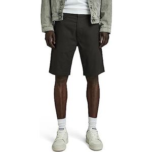 G-STAR RAW Bronson 2.0 Chino Shorts voor heren, slim fit, zwart (Dk Black D305-6484), 32W, zwart (Dk Black D305-6484)