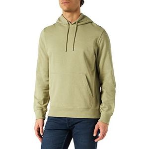 JACK & JONES Pullover met capuchon van biologisch katoen, Thee