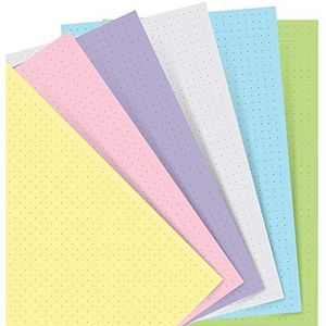 Filofax pocket papier met pastel stippen