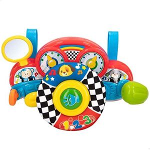 Winfun 46879 - Babystuurwiel met licht en geluid, interactief babyspeelgoed en accessoires, cadeau voor kinderwagen of wieg
