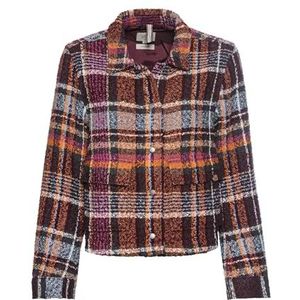 camel active 344180-4f39 blazer voor dames, Paars/Oranje