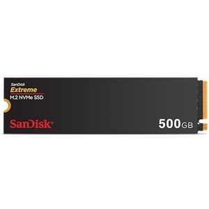 SanDisk Extreme 500GB M.2 2280 PCIe Gen4 NVMe SSD tot 5150 MB/s leessnelheid
