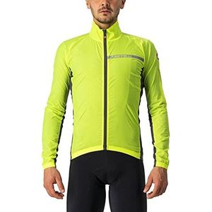 CASTELLI Electric Stretch herenjas, limoen/donkergrijs, M, Electric vijl / Dark Grey