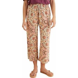 women'secret Capribroek met veelkleurige print, pyjamabroek voor dames, Meerkleurig