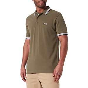 BOSS Paddy Curved heren Polo, Open Green363, XXL