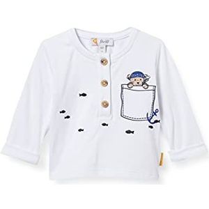 Steiff Baby Jongens T-Shirt Stralend Wit, 56, Stralend wit