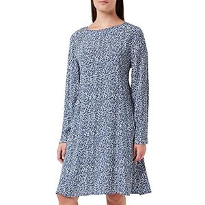 TOM TAILOR midi-jurk voor dames, 27617 - Blauw Off White Minimal