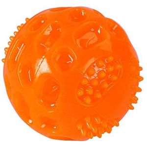 Kerbl Squeaky Ball voor honden, 7,5 cm, oranje