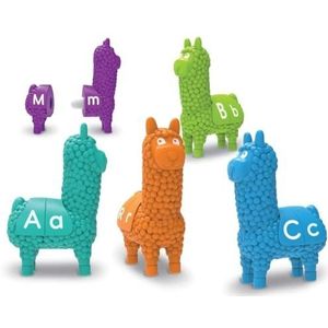 Learning Resources Snap-n-Learn alfabet Lamas, leren van het alfabet, herkenning van de letters van het alfabet, speelgoed voor fijne motoriek, vanaf 18 maanden