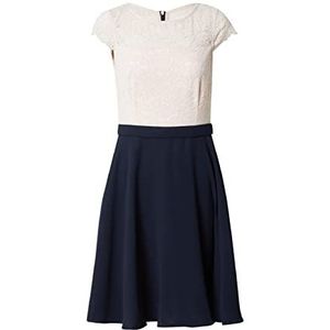 Vera Mont cocktailjurk dames, Blauw/Rose Patch