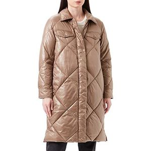 Taifun mantel niet wol dames, taupe, 50, Taupe