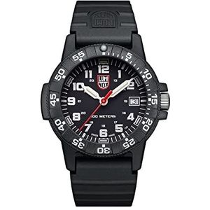 Luminox Sea Turtle XS.0301.L Militair herenhorloge met datumfunctie, zwart, 39 mm, waterdicht tot 100 m, zwart, TFV8, zwart., TFV8