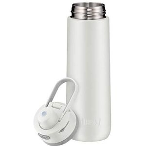 THERMOS Guardian Line thermosfles, 700 ml, wit, mat, roestvrij staal, dubbelwandig, eenvoudig te hanteren, perfecte maat, absoluut waterdicht en lekvrij