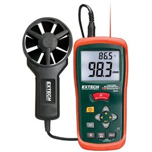 Extech AN200 mini-thermoanometer CFM/CMM met geïntegreerde infrarood thermometer