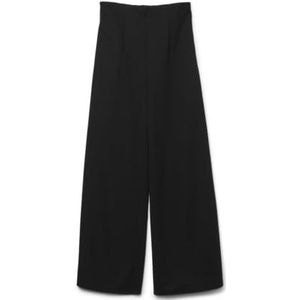 VERO MODA Vmlava Hw Super Wide Stoffen broek voor dames, zwart.