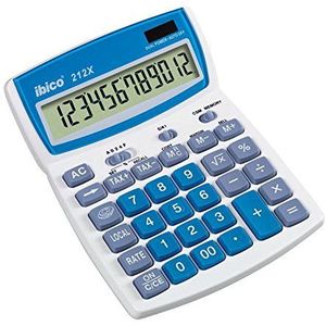 Rexel IB410086 rekenmachine, grijs/blauw