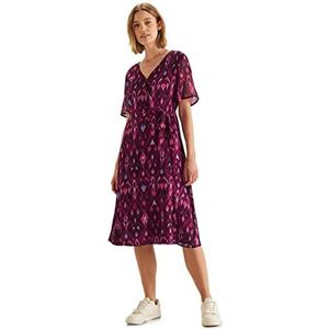 Street One Tamed Berry wikkeljurk voor dames, maat 40, Tamed Berry