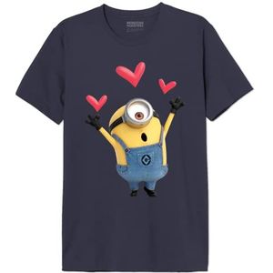 Minion Monsters Meutmints008 T-shirt voor heren (1 stuk), Muis Grijs