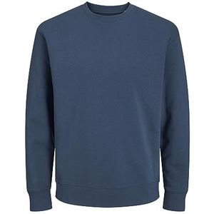 Jack & Jones Jjestar basic sweatshirt voor heren met ronde hals, Blauwe teken