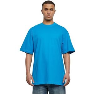 Urban Classics T-shirt met korte mouwen voor heren met afhangende schouders, 100% katoenen jersey, Turkoois, M