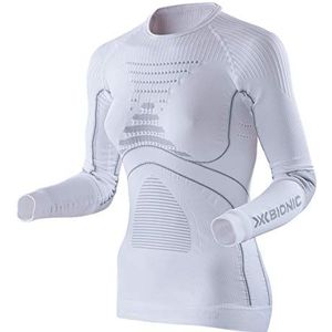 X-BIONIC Energy Accumulator Origins T-shirt voor dames, met lange mouwen, wit/parelgrijs