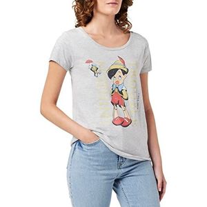 Disney T-shirt voor dames, Grijs Melange