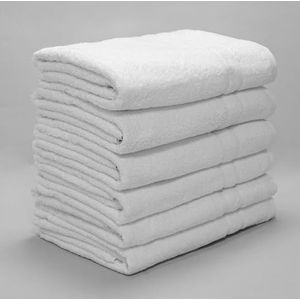 Burrito Blanco Stox10, gladde hotelhanddoeken, 70 x 140 cm (+ grootte beschikbaar), badstof, 100% katoen, 480 g/m², badhanddoek, witte handdoeken